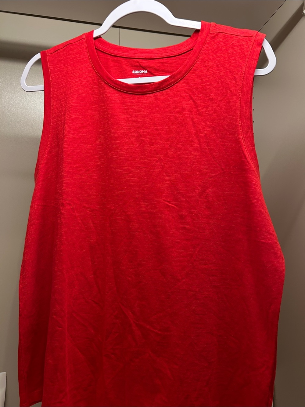 Sonoma Red Tank size Large
